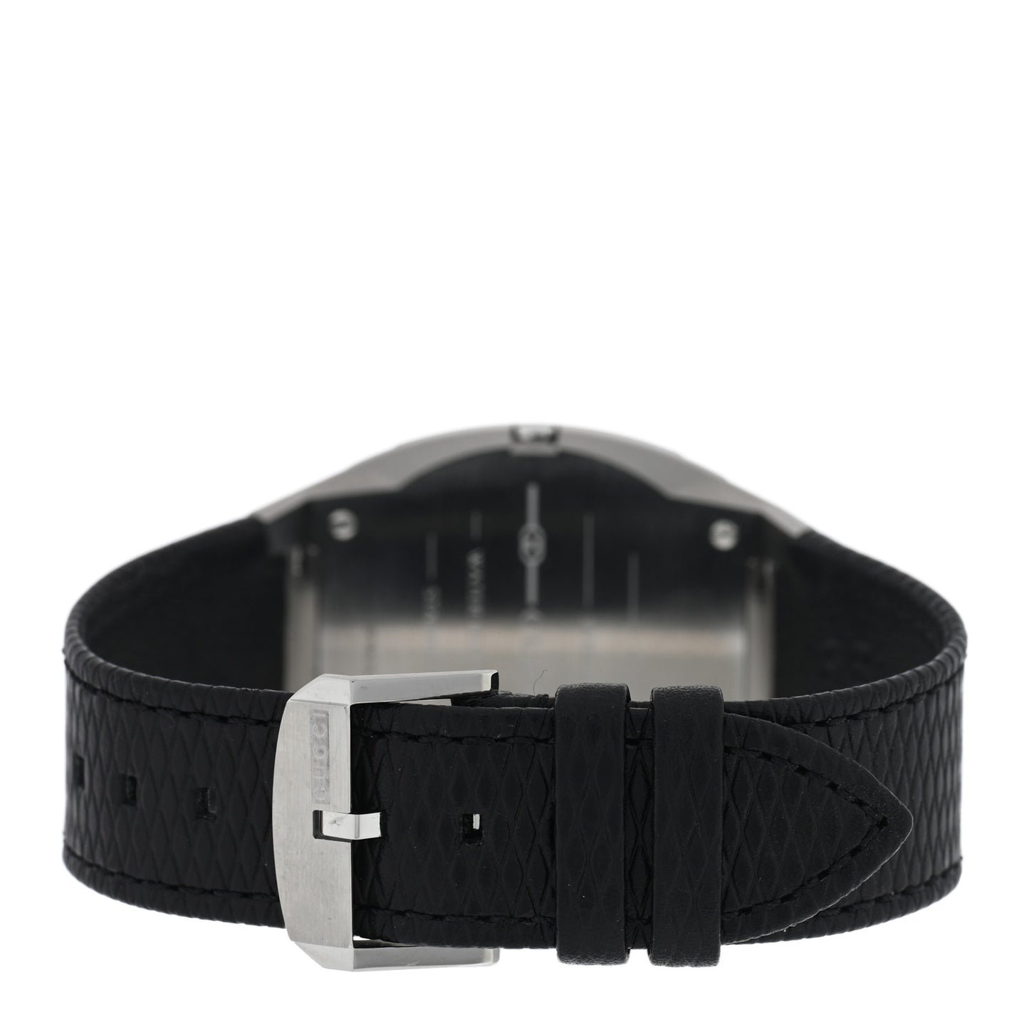 Stainless Steel Calfskin 38mm 25H Quartz Watch Black