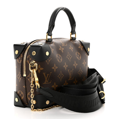 Louis Vuitton Monogram Petite Malle Souple Black 3 of 9
