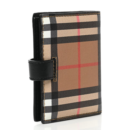 Burberry Canvas Vintage Check Coin Purse Wallet Black 2 of 11