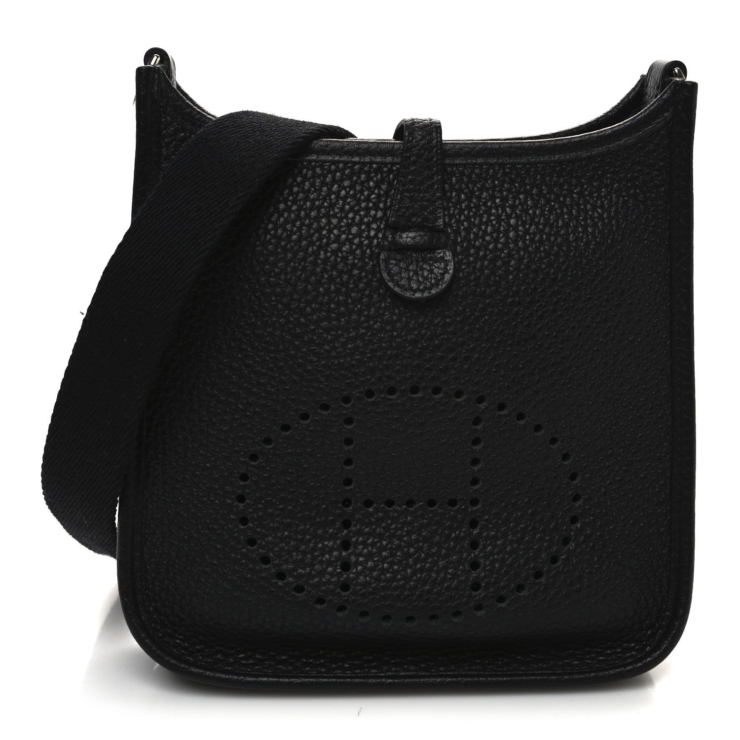 Hermes Taurillon Clemence Evelyne TPM Black 1 of 10