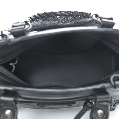 Balenciaga Grained Calfskin Neo Classic Black Hardware Mini City Black 8 of 20