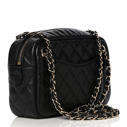 Chanel Caviar Quilted Camera Case Black 2 of 11