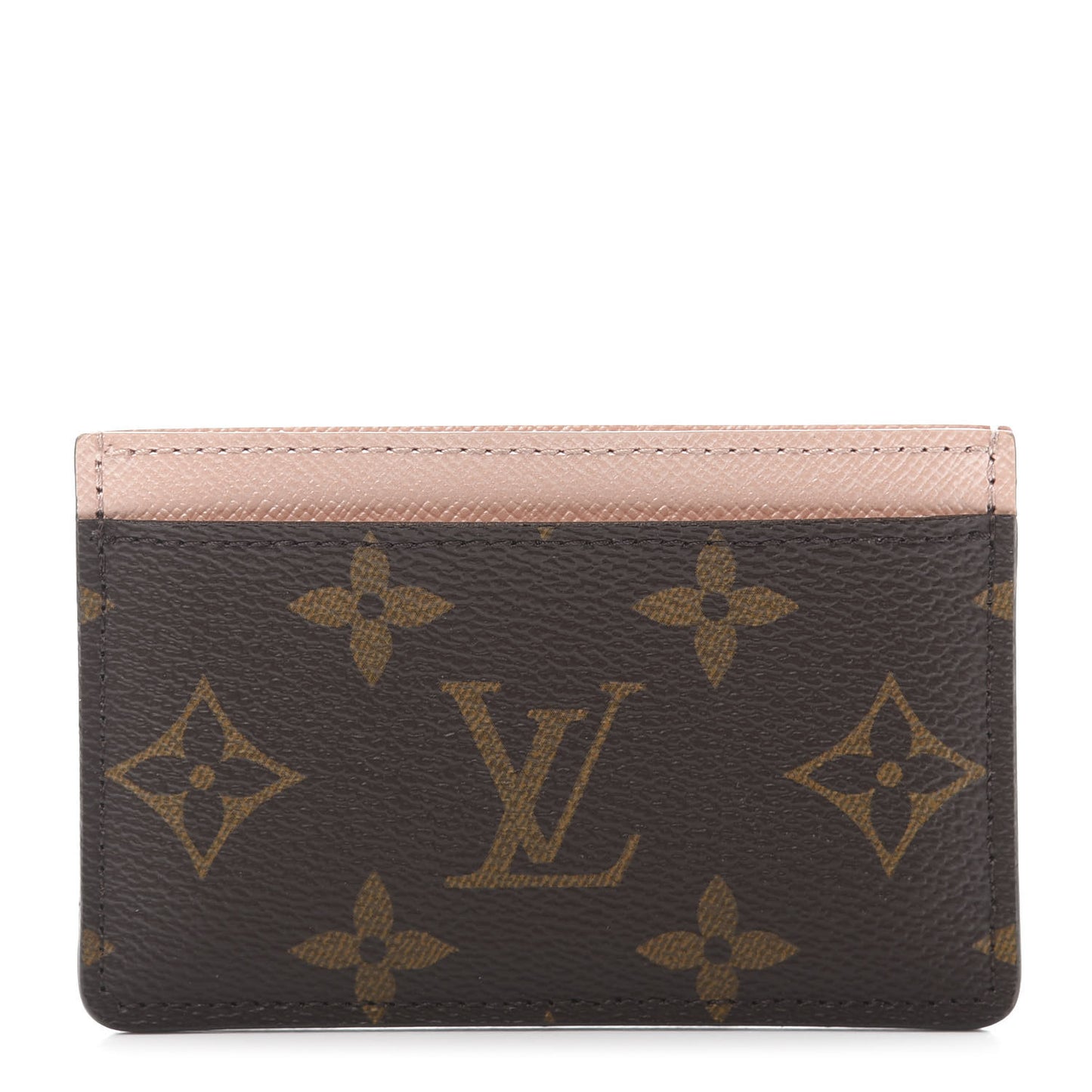 Monogram Card Holder Rose Nacre