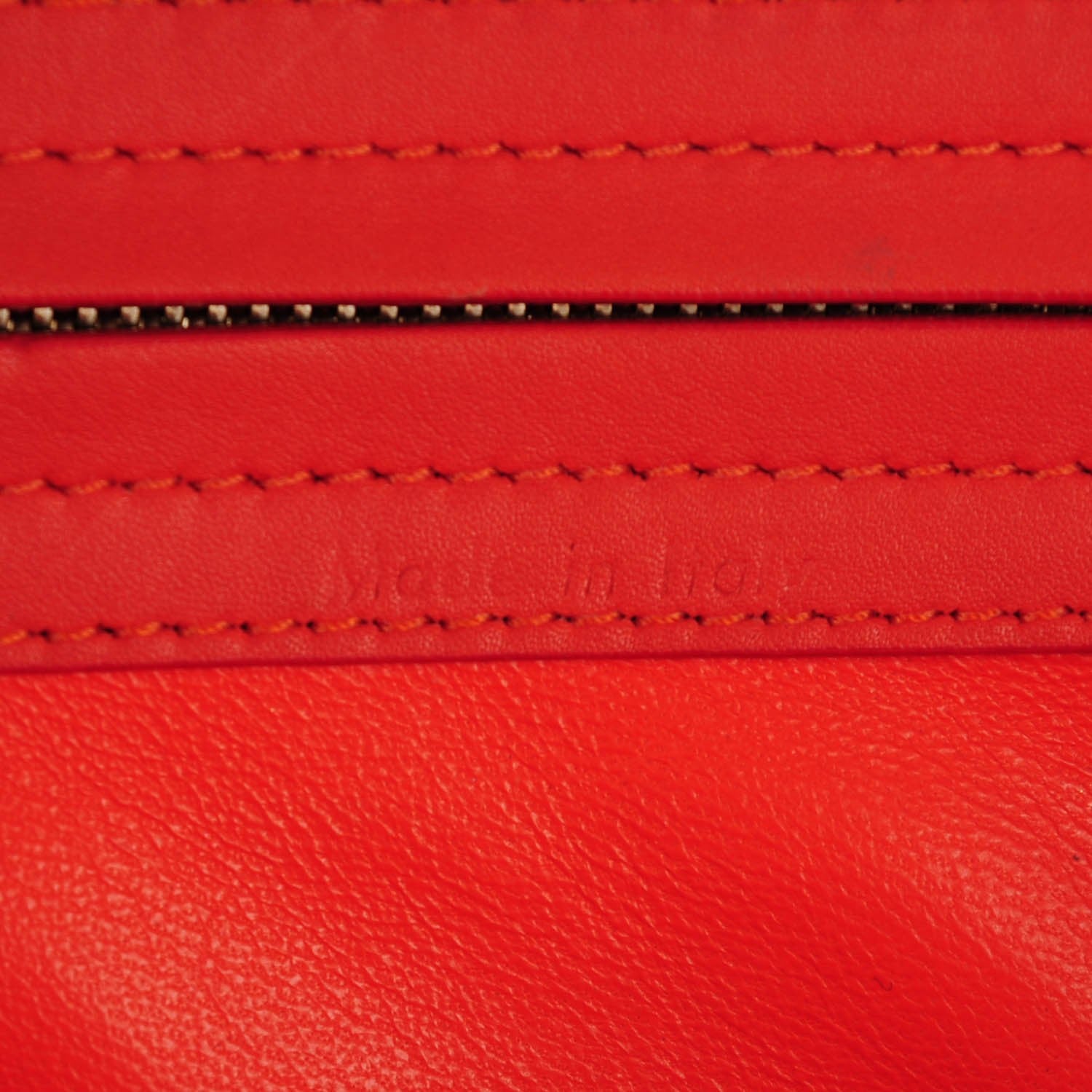 Celine Suede Medium Phantom Luggage Bright Orange 6 of 8