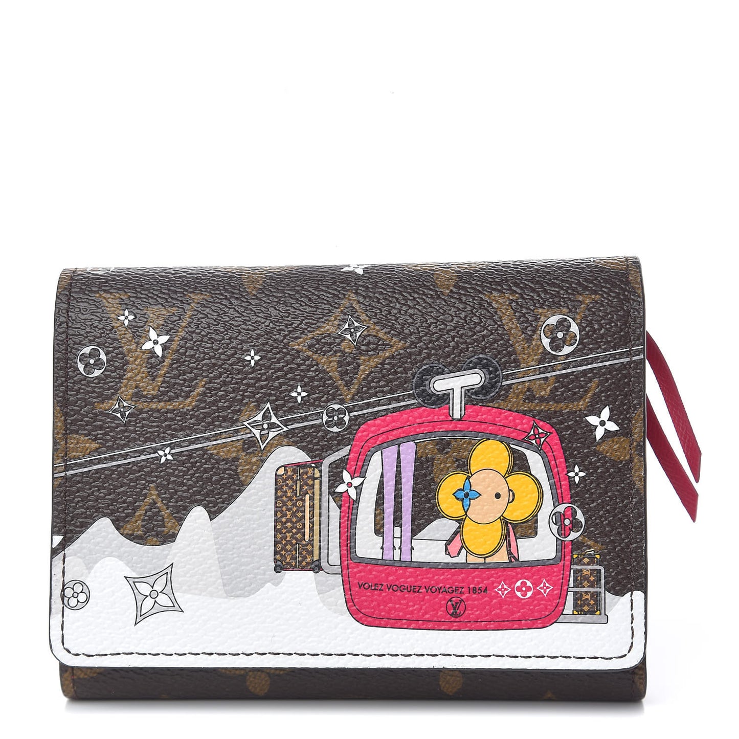 Monogram 2019 Christmas Animation Victorine Wallet Fuchsia
