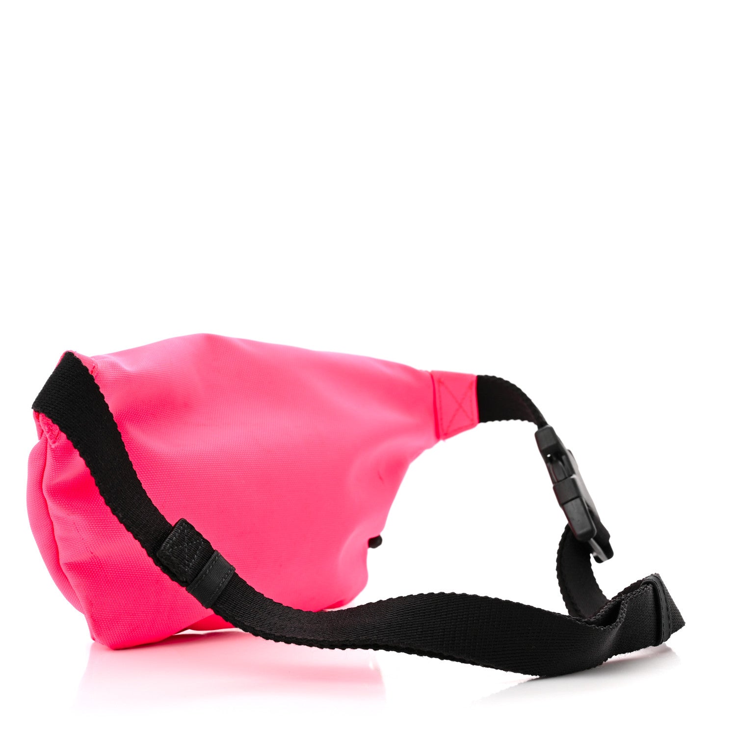 Balenciaga Textured Sport Nylon Logo Wheel Belt Bag Acid Pink 3 of 14