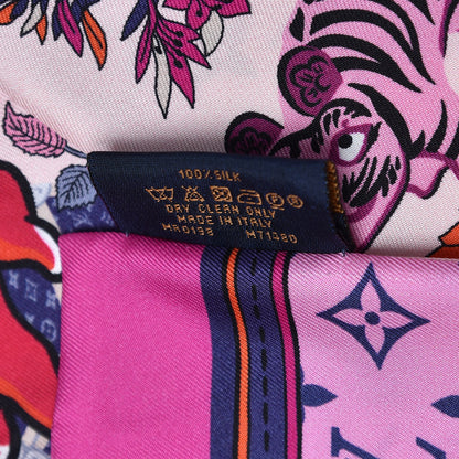 Louis Vuitton Silk Monogram Superstition Bandeau Rose 4 of 5