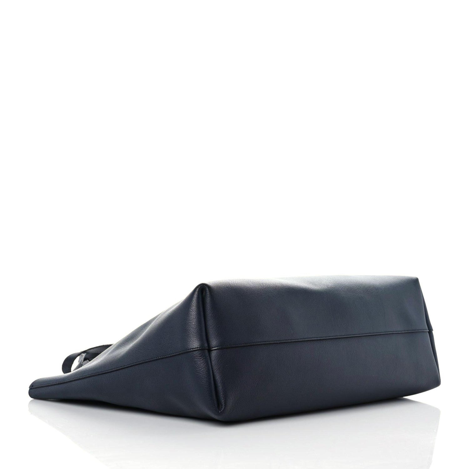 Saint Laurent Calfskin Large Shopping Tote Deep Marine 5 of 20