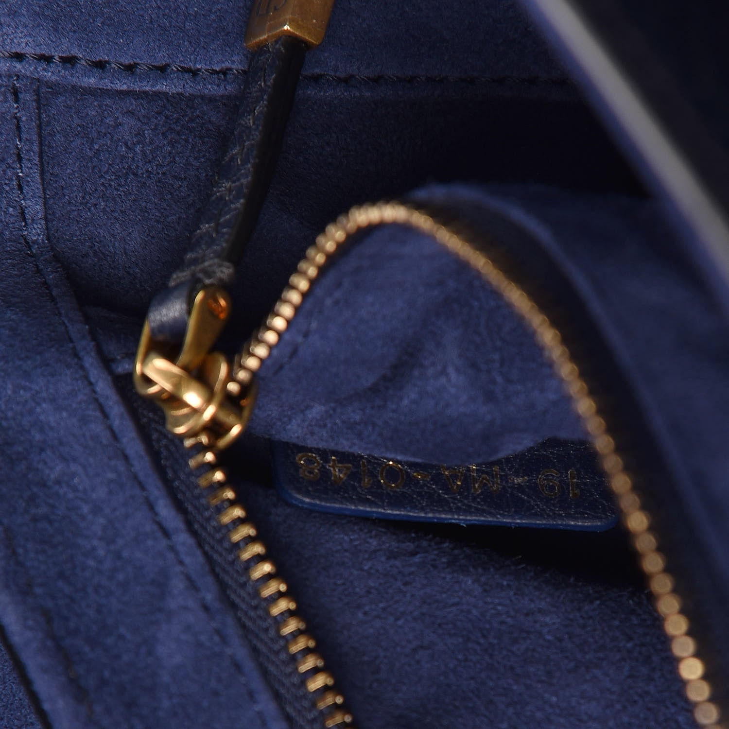 Christian Dior Grained Calfskin Dio(r)evolution Flap Bag Navy Blue 7 of 10
