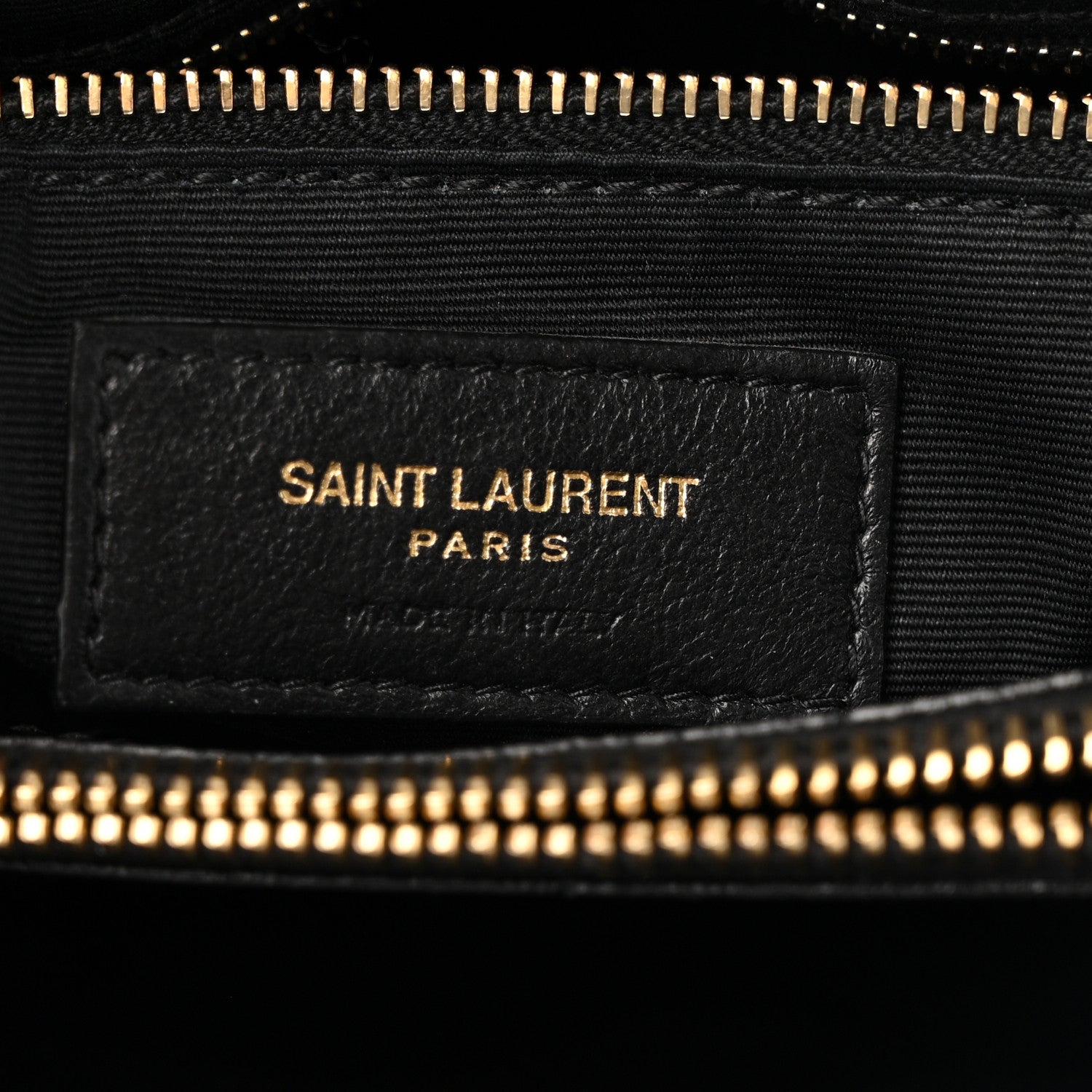 Saint Laurent Calfskin Y Quilted Monogram Medium Loulou Chain Satchel Black 7 of 13