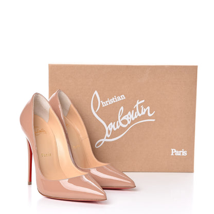 Christian Louboutin Patent So Kate 120 Pumps 36 Nude 8 of 8