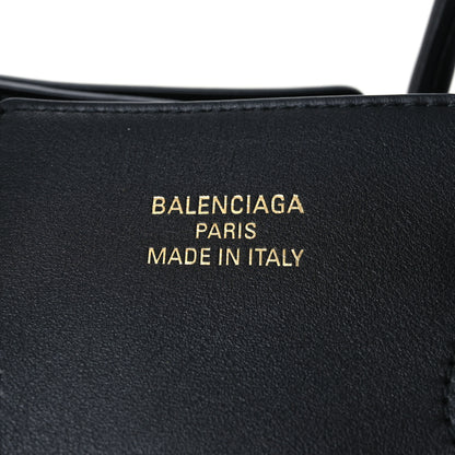 Balenciaga Smooth Calfskin Small Bel Air Carry All Bag Black 8 of 11
