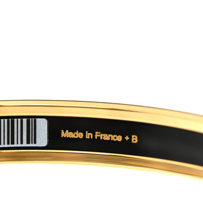 Hermes Enamel Printed Narrow L'Epopee D'Hermes Bracelet 65 Ecume 5 of 7