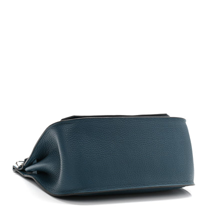 Hermes Taurillon Clemence Swift Jypsiere 28 Cobalt 4 of 10