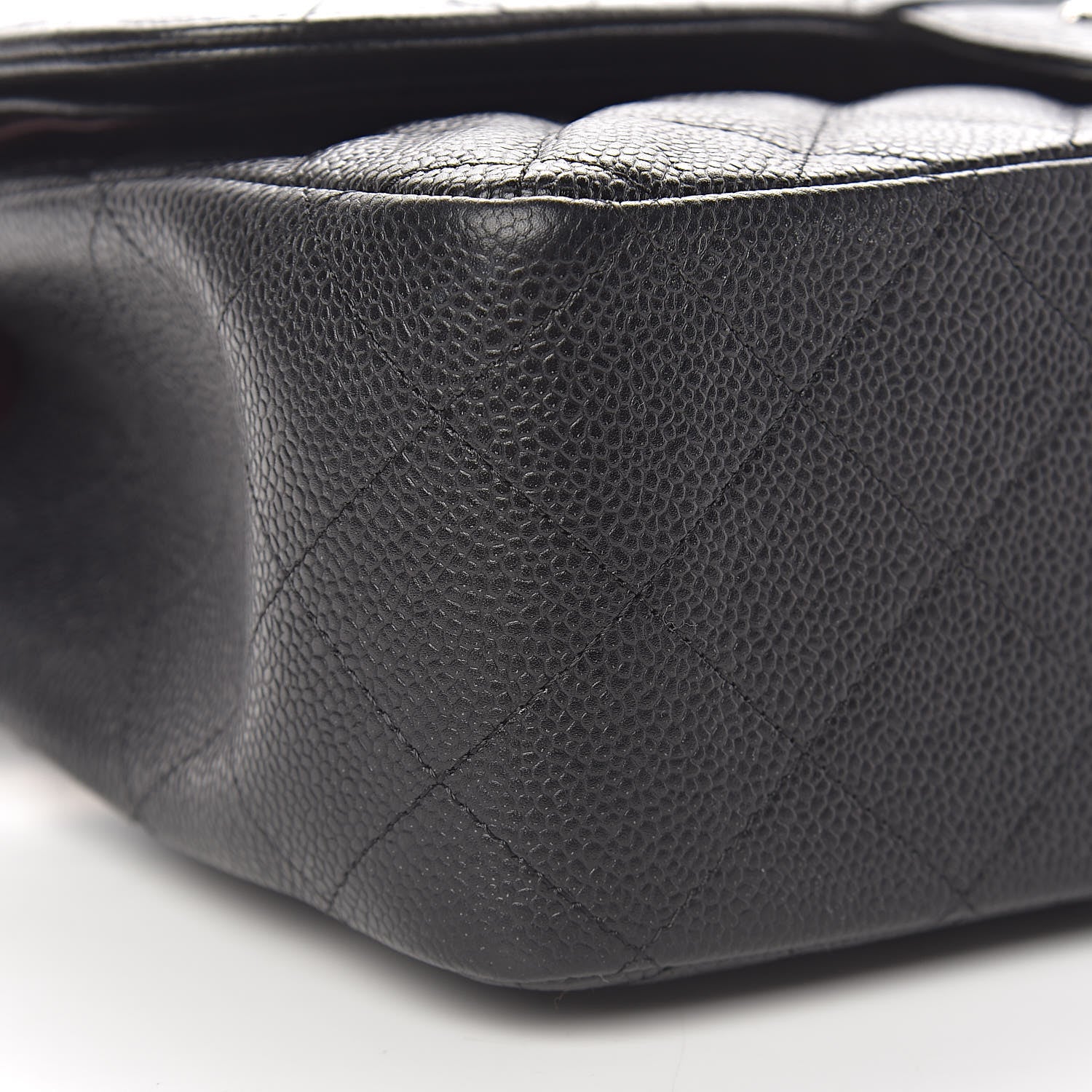 Chanel Caviar Quilted Jumbo Double Flap Black 10 of 13
