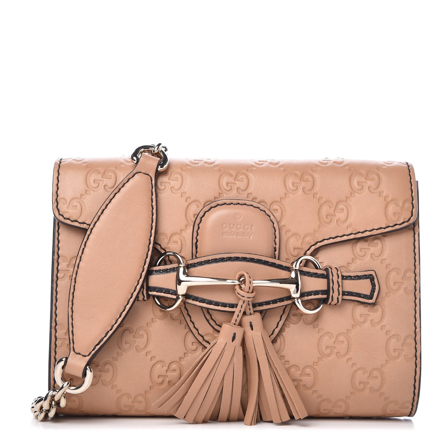 Guccissima Mini Emily Chain Shoulder Bag Camelia