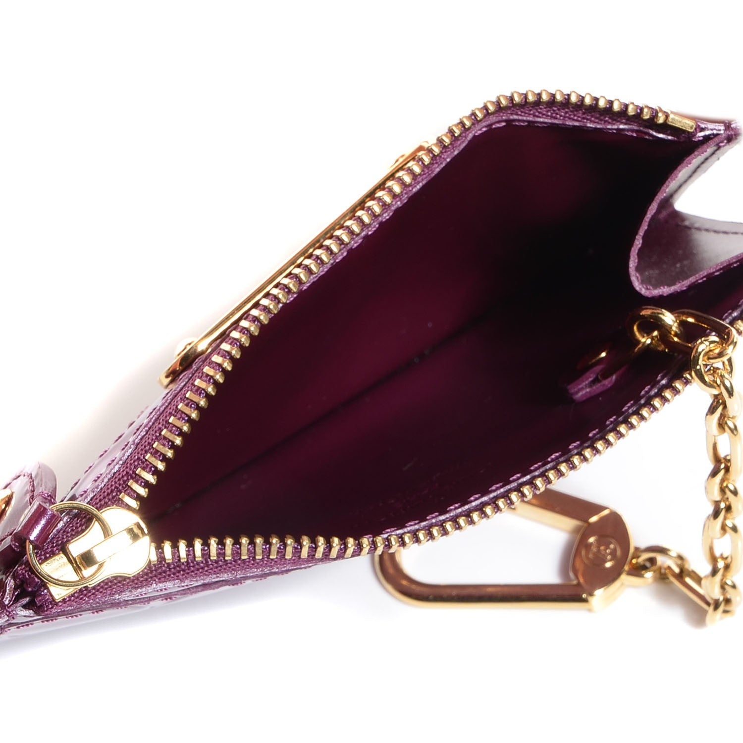 Louis Vuitton Vernis Key Pouch Violet 7 of 7