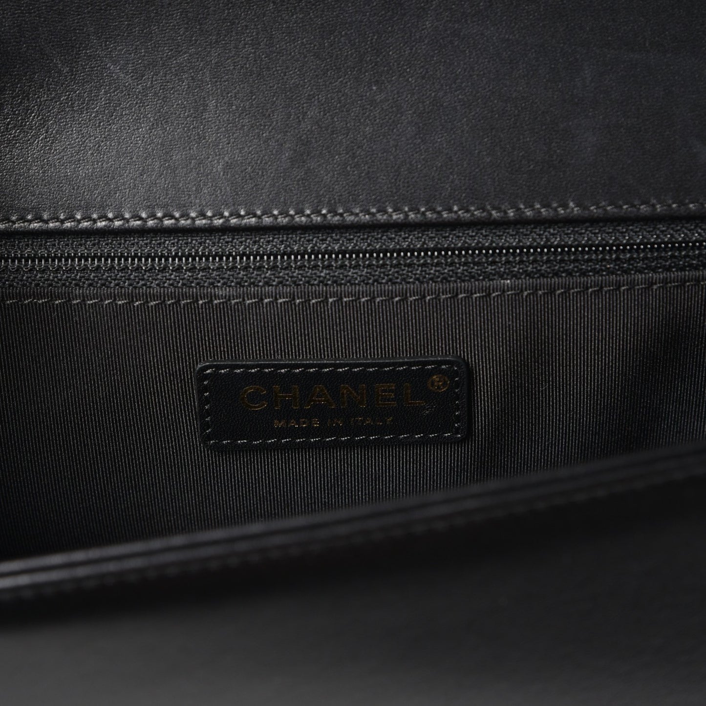 Lambskin Quilted New Medium Boy Flap Black