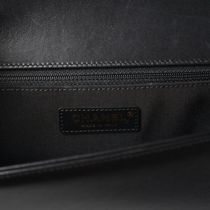 Chanel Lambskin Quilted New Medium Boy Flap Black 6 of 8