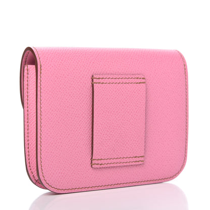Hermes Epsom Constance Slim Wallet 5P Pink 4 of 8