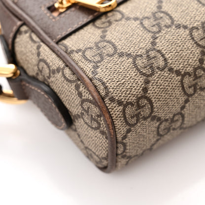 Gucci GG Supreme Monogram Web Mini Ophidia Shoulder Bag Brown 13 of 13