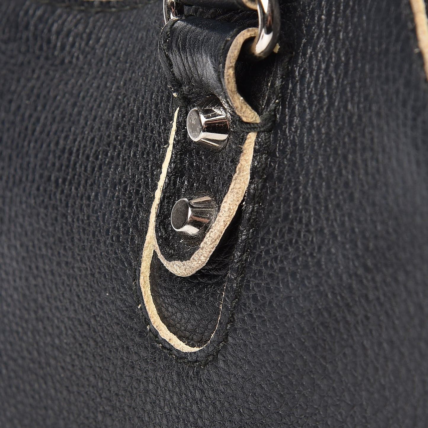 Supple Grained Calfskin Classic Silver Hardware Highlight City Black