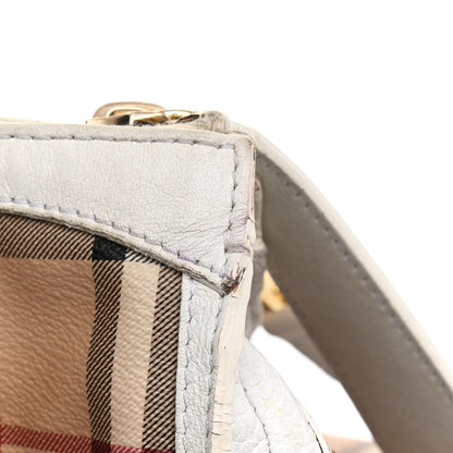 Burberry Haymarket Check Small Gladstone White 27 of 41