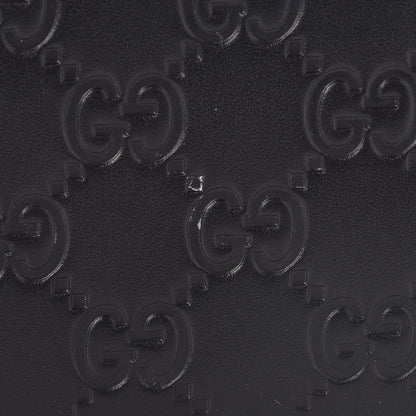 Gucci Guccissima Icon Zip Around Wallet Black 8 of 9