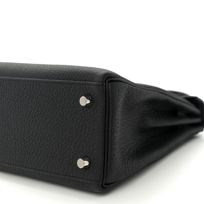 Hermes Togo Kelly Retourne 25 Black 10 of 10