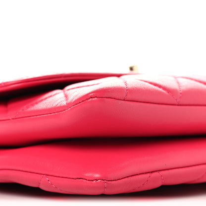 Chanel Lambskin Quilted Medium Trendy CC Flap Dark Pink 9 of 10