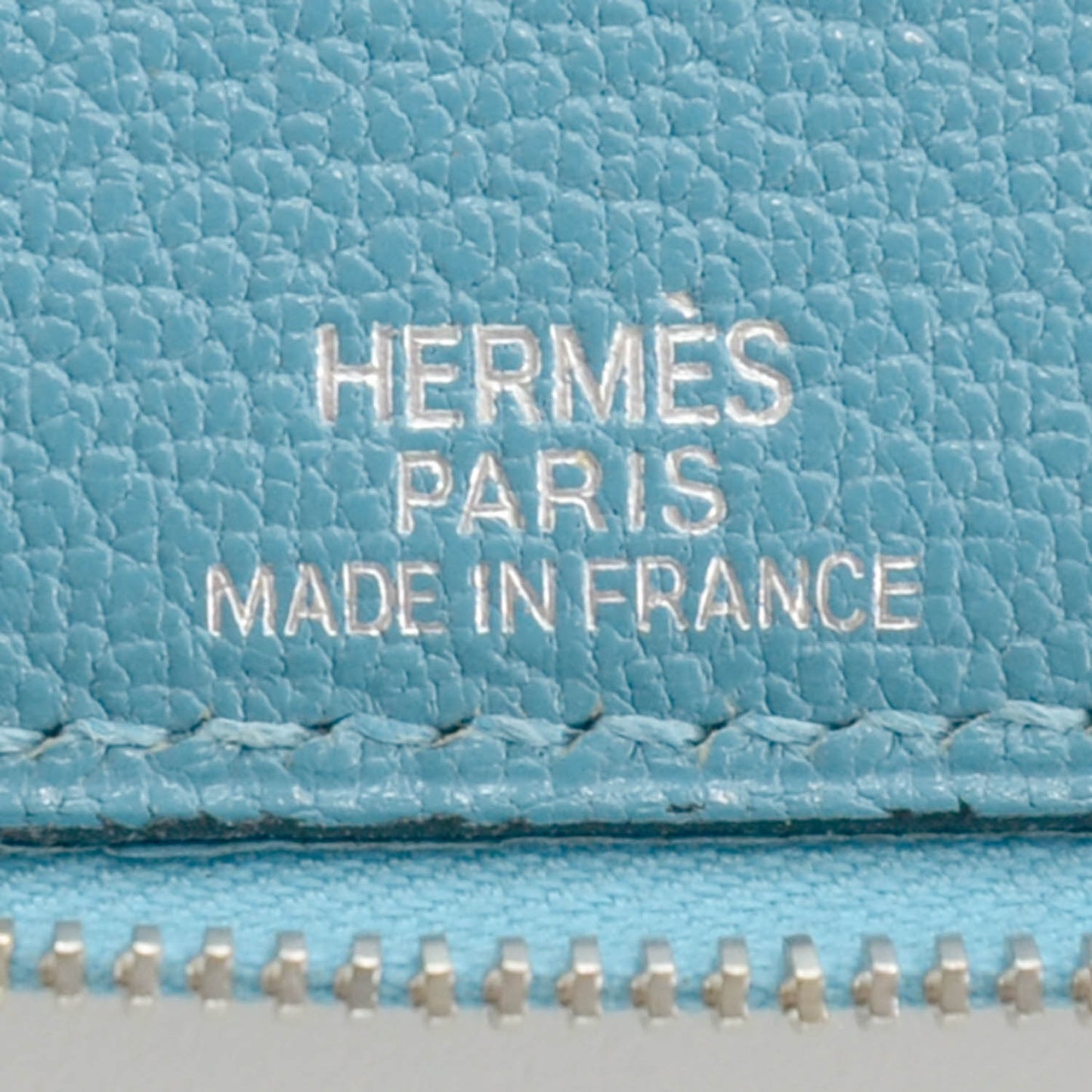Chevre Mysore Globe Trotter Zip Agenda GM Turquoise