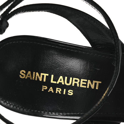 Saint Laurent Patent Jodie 95 Platform Sandals 39.5 Black 9 of 10