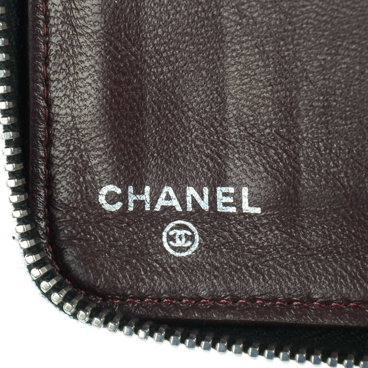 Chanel Lambskin Quilted Large Zip Around Organizer Wallet Black 6 of 8