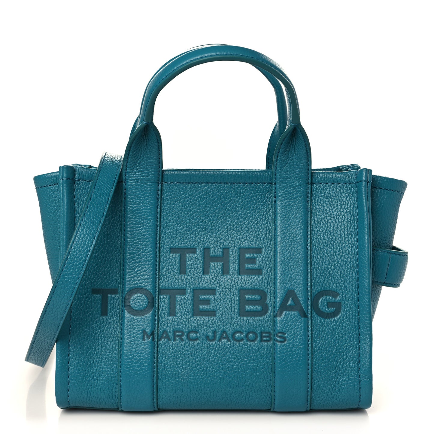 Grained Calfskin Small The Tote Bag Harbor Blue