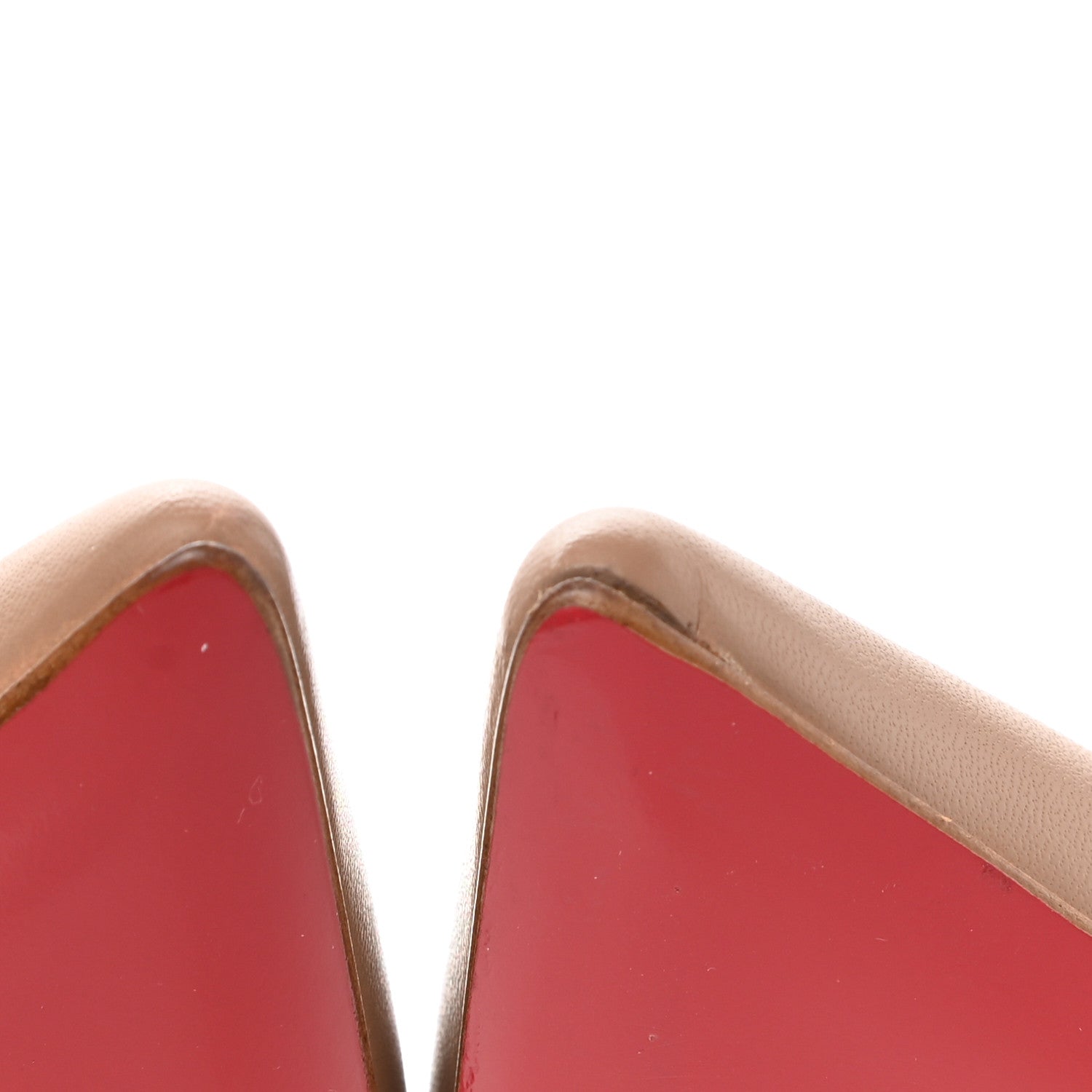 Christian Louboutin Nappa Newton 70 Pumps 35 Beige Silver 9 of 10