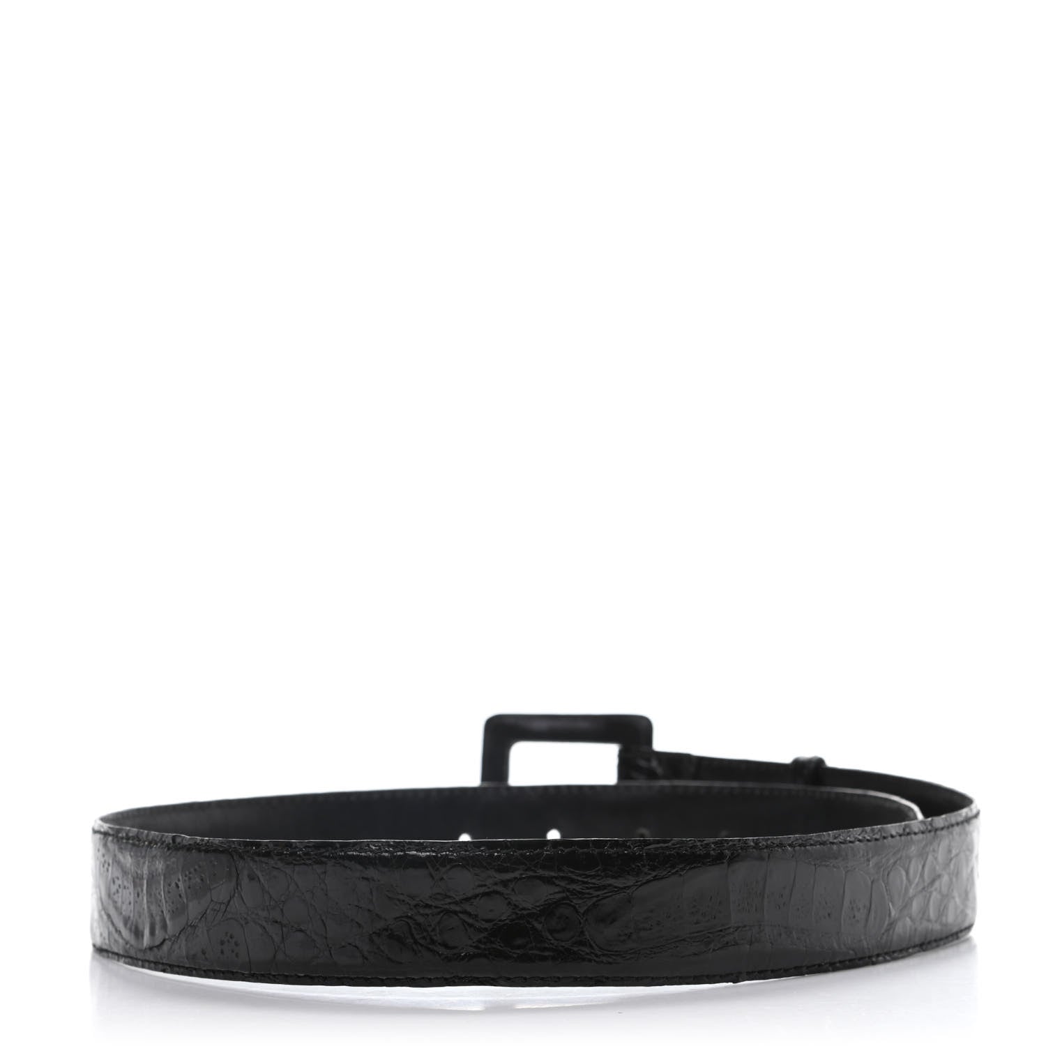 Chanel Alligator Belt 80 32 Black 2 of 6