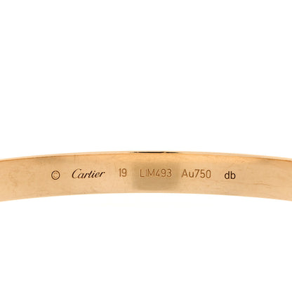 Cartier 18K Yellow Gold LOVE Bracelet 19 3 of 4