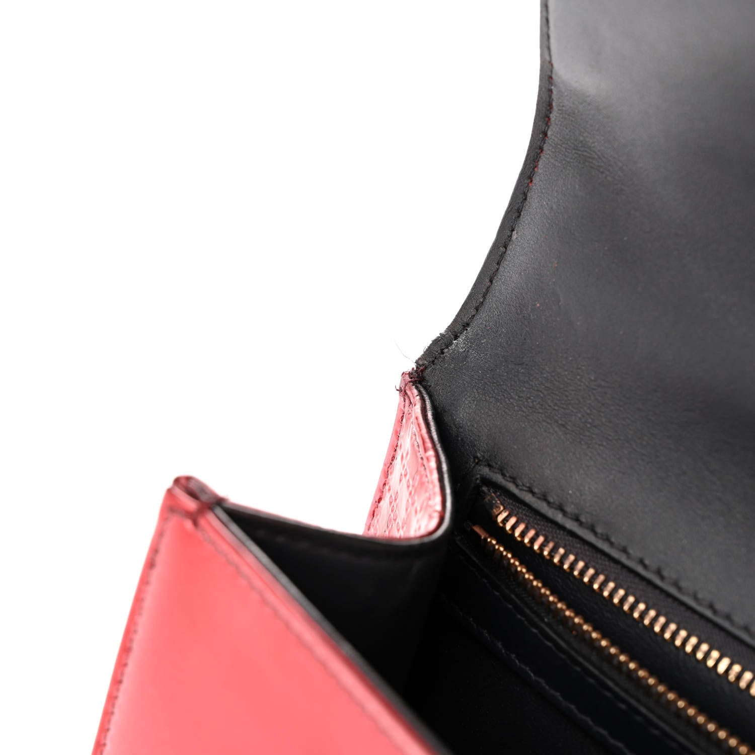 Christian Dior Metallic Patent Micro-Cannage Small Diorama Flap Bag Red 17 of 17