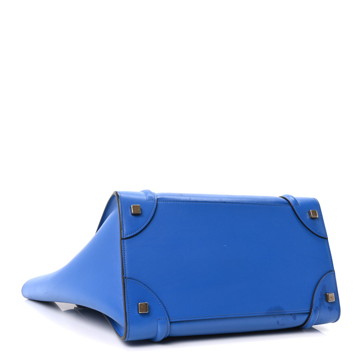 Smooth Calfskin Mini Luggage Electric Blue