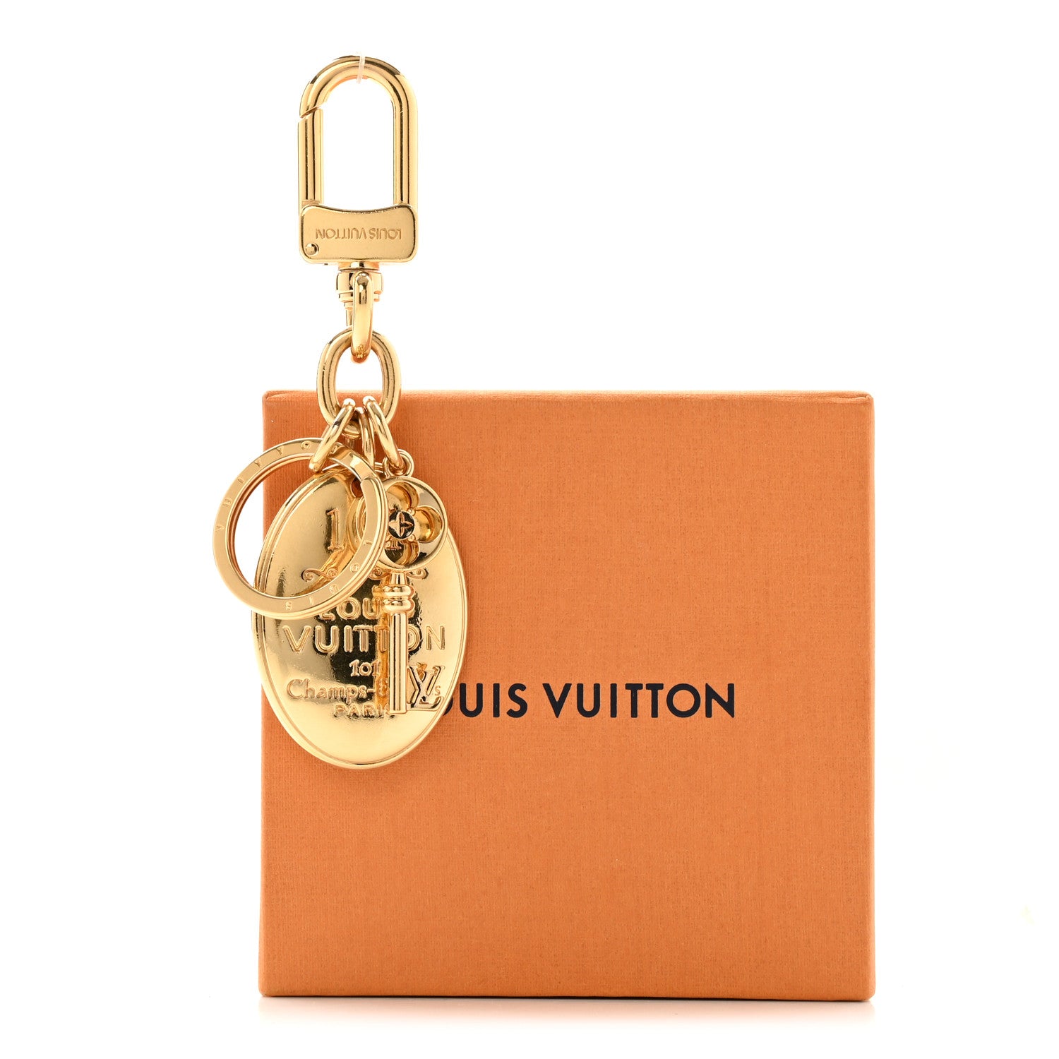 Louis Vuitton 101 Champs Elysees Maizeon Key Holder Gold 1765108