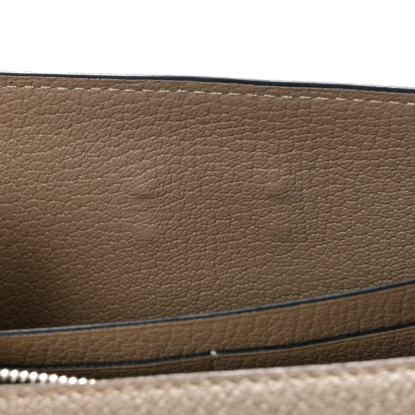 Chevre Mysore Kelly Longue Wallet Gris Tourterelle