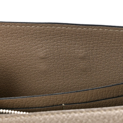 Hermes Chevre Mysore Kelly Longue Wallet Gris Tourterelle 9 of 11