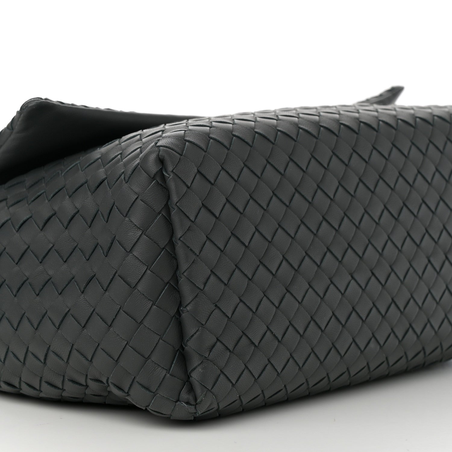 Bottega Veneta Nappa Intrecciato Flap Shoulder Bag Ardoise 9 of 10