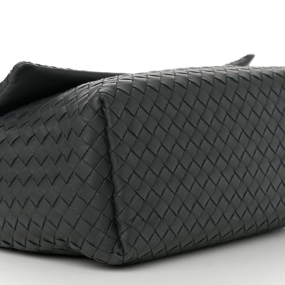 Bottega Veneta Nappa Intrecciato Flap Shoulder Bag Ardoise 9 of 10