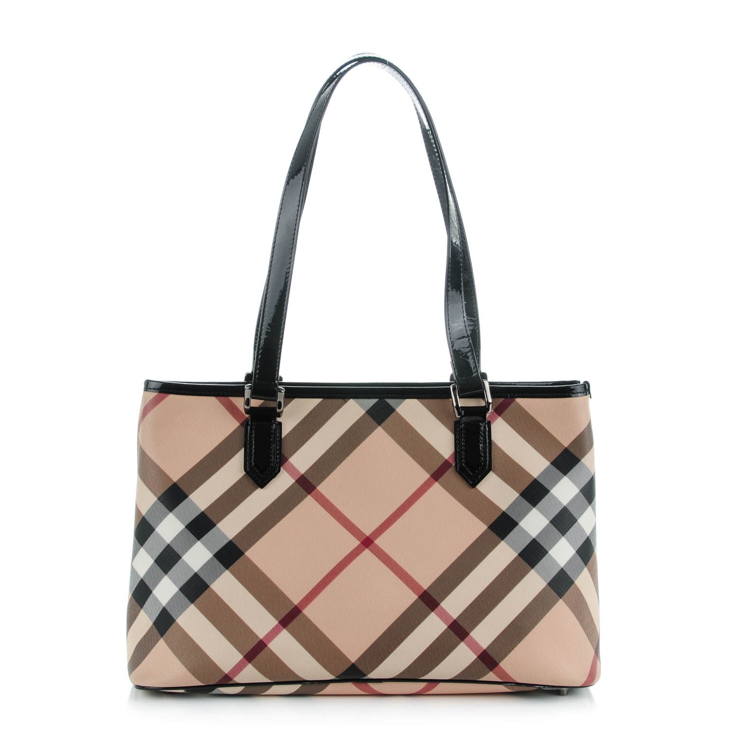 Burberry Supernova Check Regent Tote Black 1 of 8