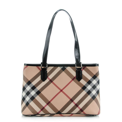 Burberry Supernova Check Regent Tote Black 1 of 8