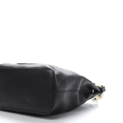 Gucci Pebbled Calfskin Large Soho Hobo Black 10 of 12