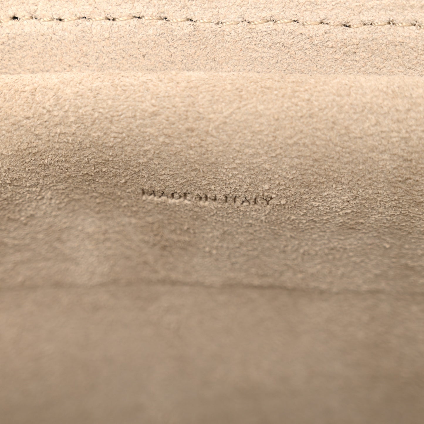 Grained Calfskin Micro Belt Bag Light Taupe