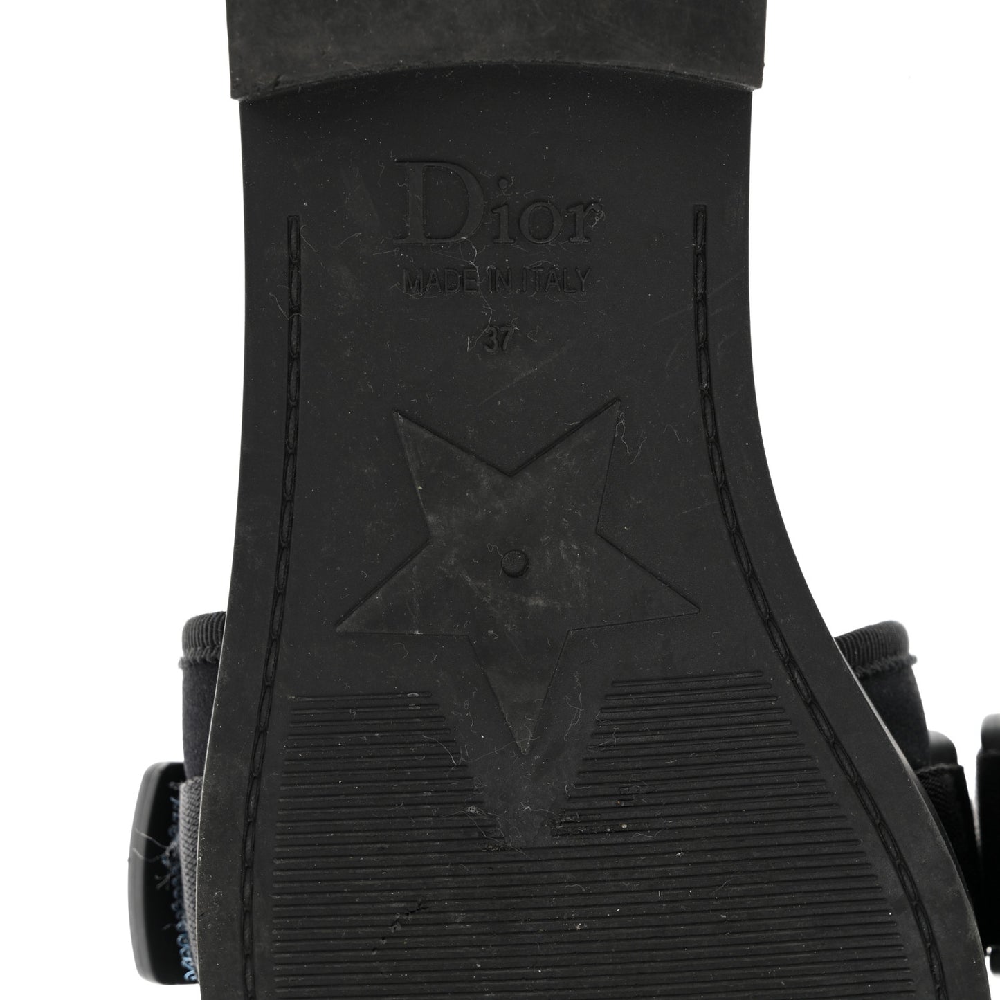 Technical Stretch Fabric Camouflage Dio(r)evolution Slide Sandals 37 Black Military