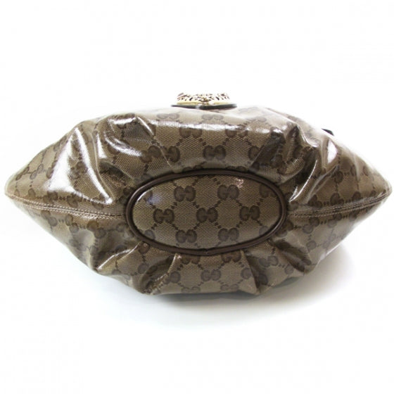 Gucci Crystal Babouska Shoulder Bag Ebony 4 of 12